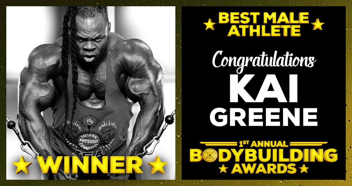 Kai Greene Athlete Of The Year Bodybuilding Awards Generation Iron