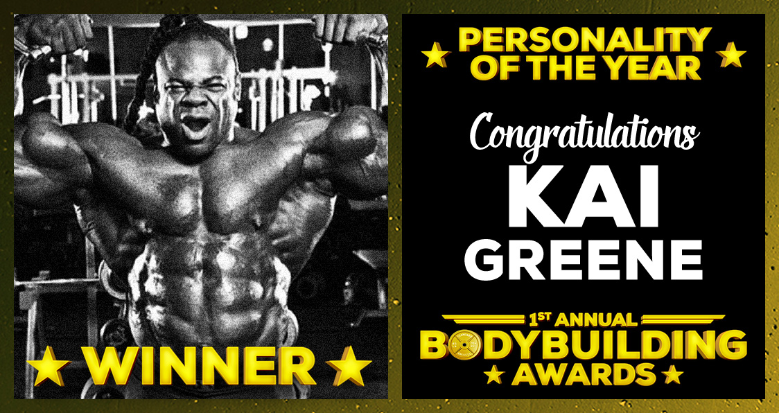 Kai Greene Personality Of The Year Bodybuilding Awards Generation Iron