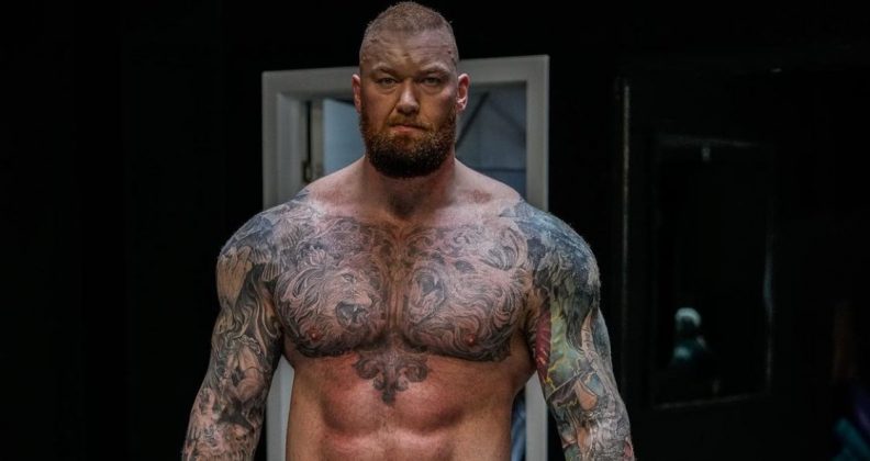 Hafthor Bjornsson Shows Off Shredded Abs In Recent Physique Update