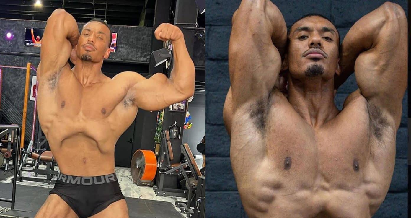 Larry Wheels Shows Off Insane Biceps During Classic Physique Posing Session