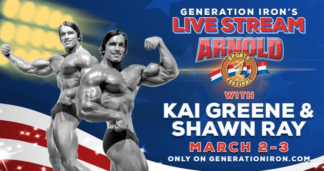 Veja a programação da transmissão ao vivo do Arnold Ohio Generation