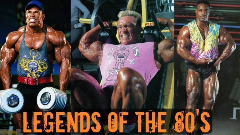 As lendas bodybuilders dos anos 80