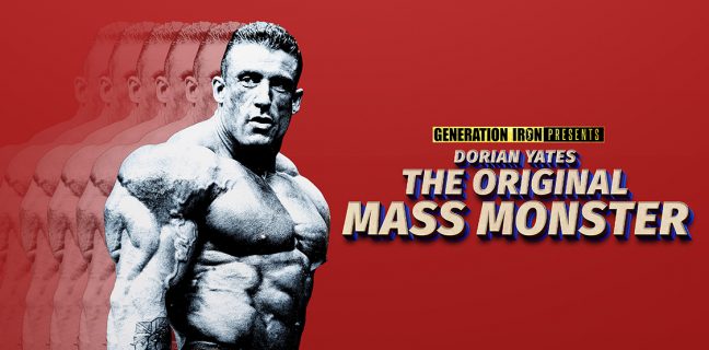 Confira! O poster oficial de “Dorian Yates: The Original Mass Monster”