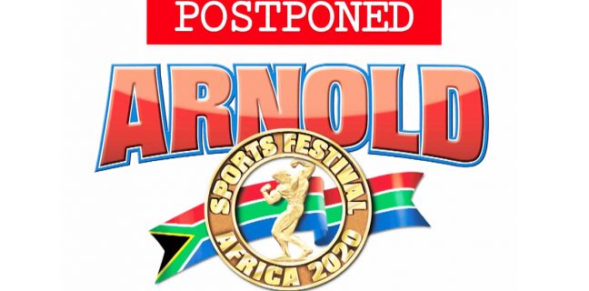 Arnold Classic Africa 2020 adiado devido ao surto de Coronavirus