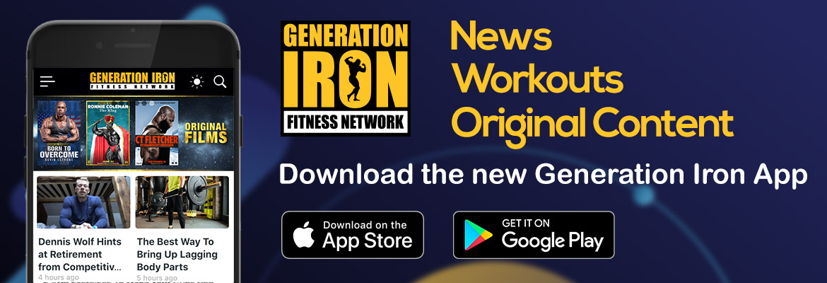 Generation Iron App iOS and Android
