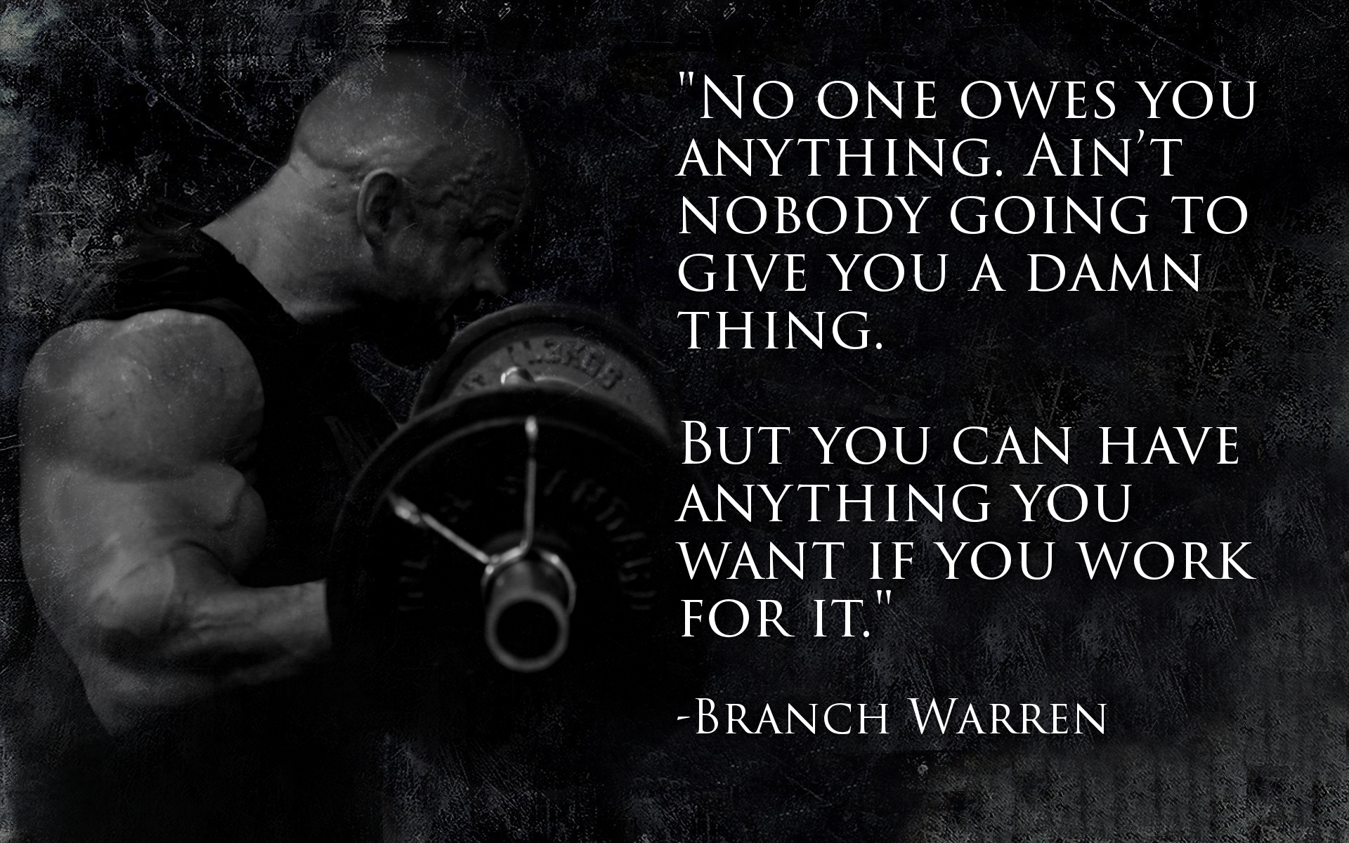 Generation Iron Branch Quote