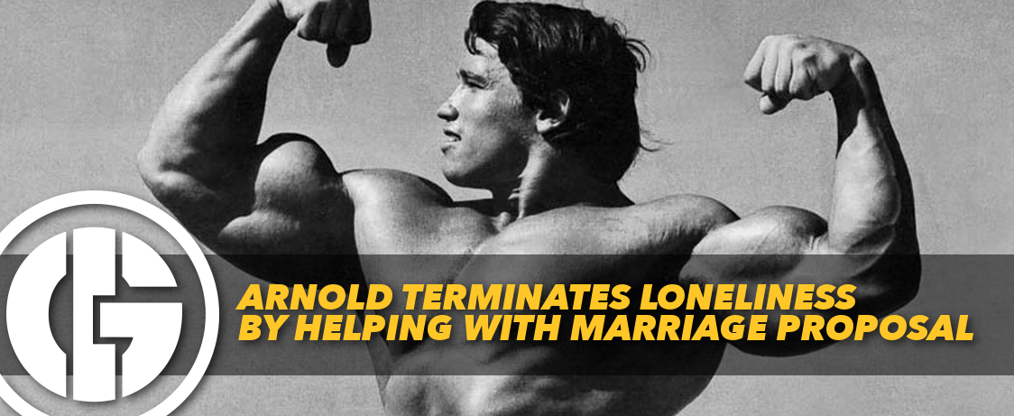 Generation Iron Arnold Schwarzenegger Proposal