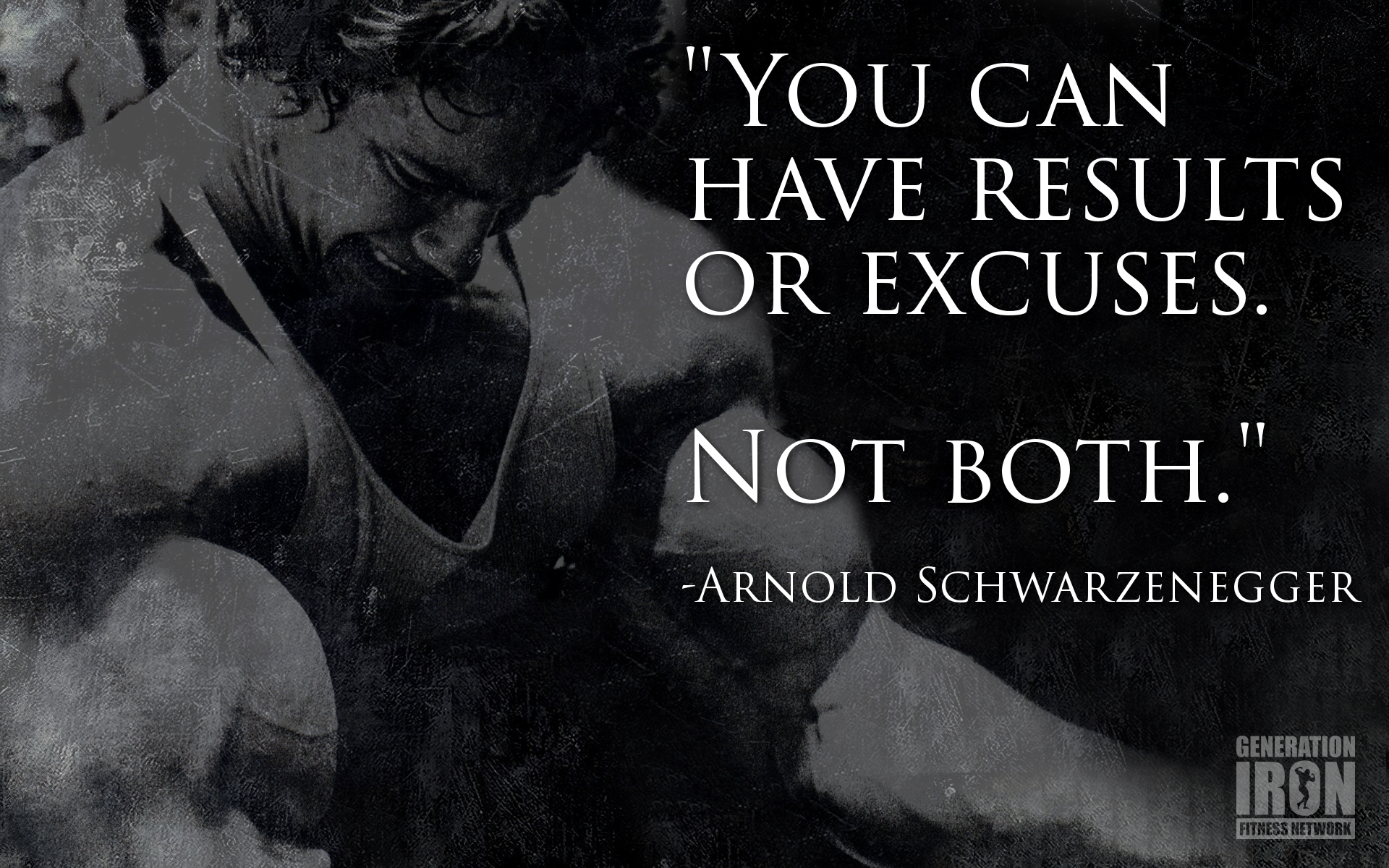 Generation Iron Arnold Schwarzenegger quote