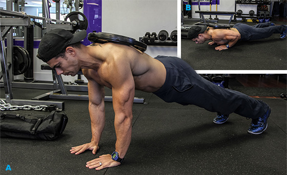 weighted-push-up