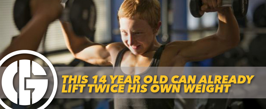 Generation Iron 14 Year Old Lifts Twice His Weight