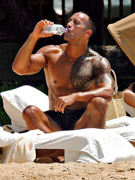Generation Iron The Rock Drinking Water