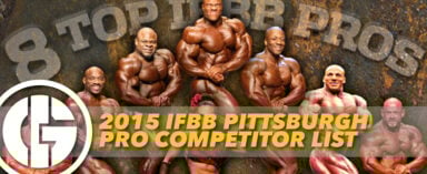 Generation Iron Pittsburgh Pro List