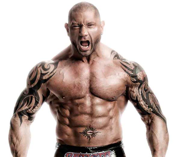 Dave Bautista WWE Raw Professional Wrestler Musculação, musculação