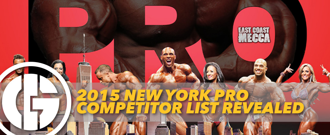 Generation Iron New York Pro Competitor List