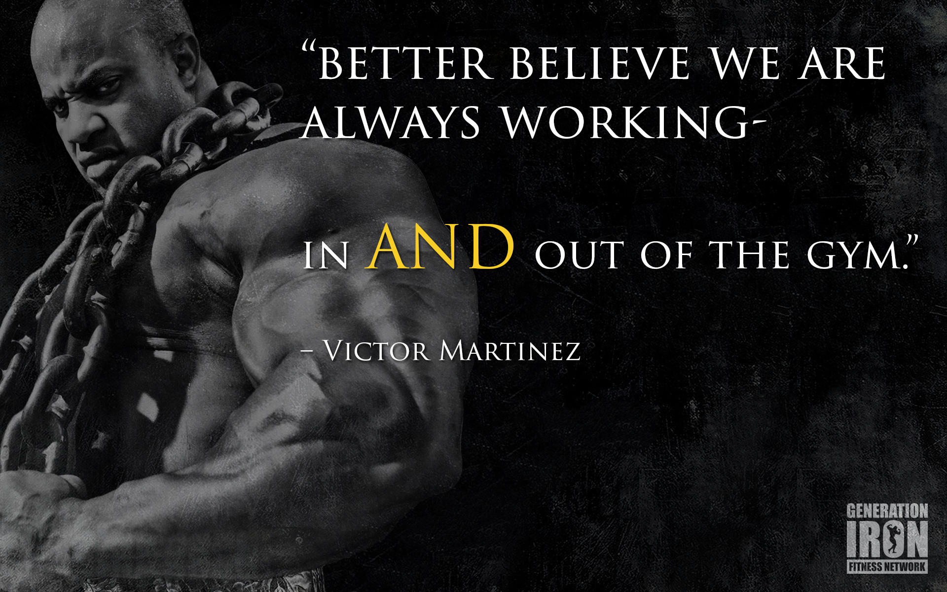 Generation Iron Victor Martinez Quote