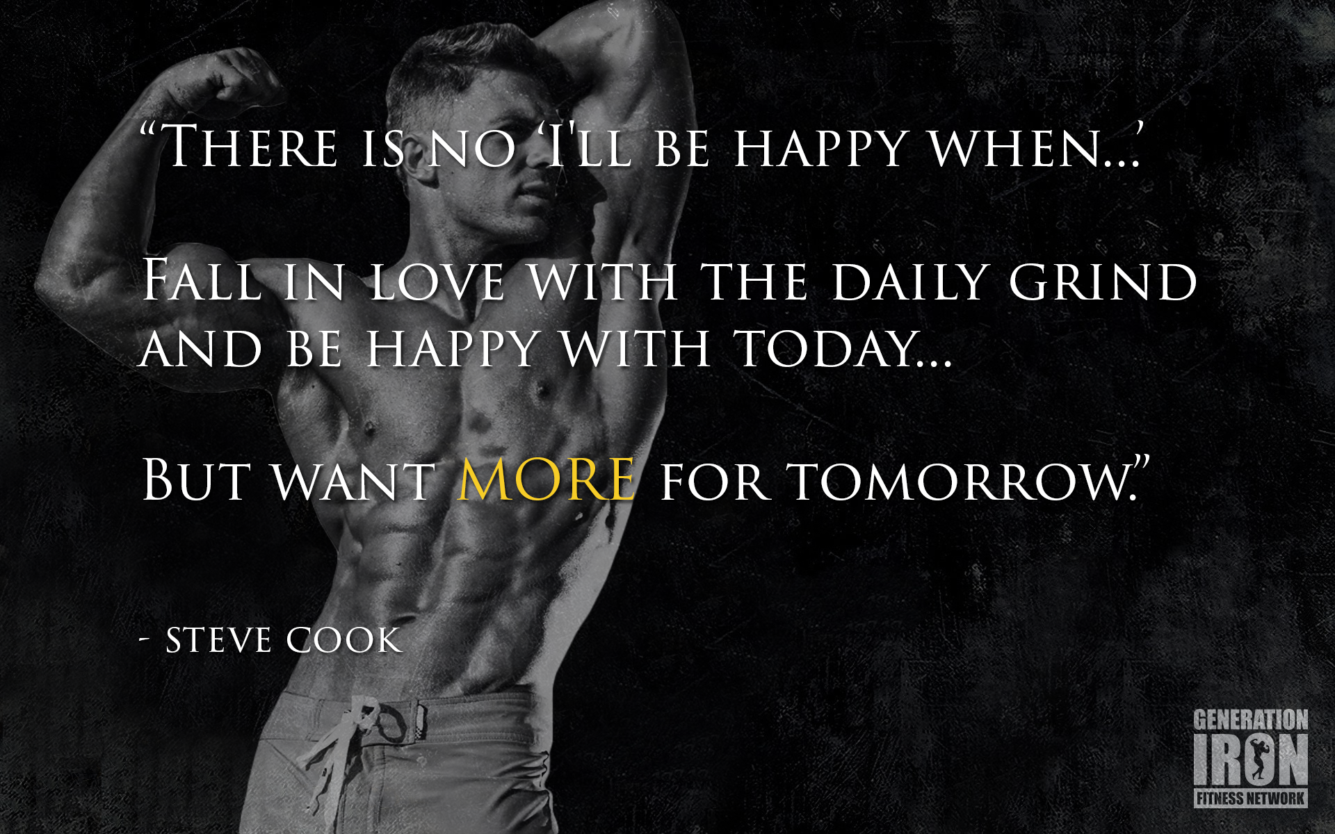 Generation Iron Steve Cook Quote