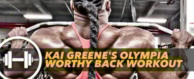 Generation Iron Kai Greene Back Workout