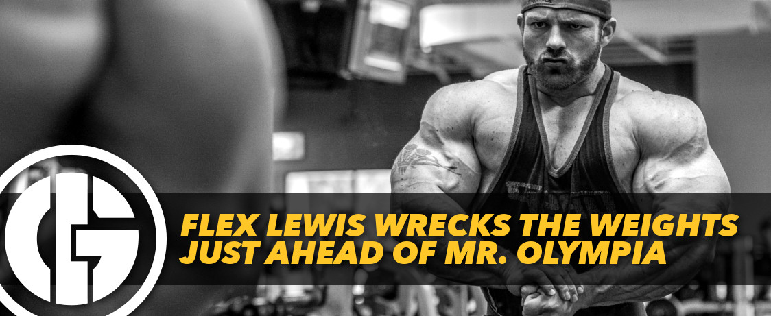 Flex Lewis Wrecks the Weights Just Ahead of Mr. Olympia Header