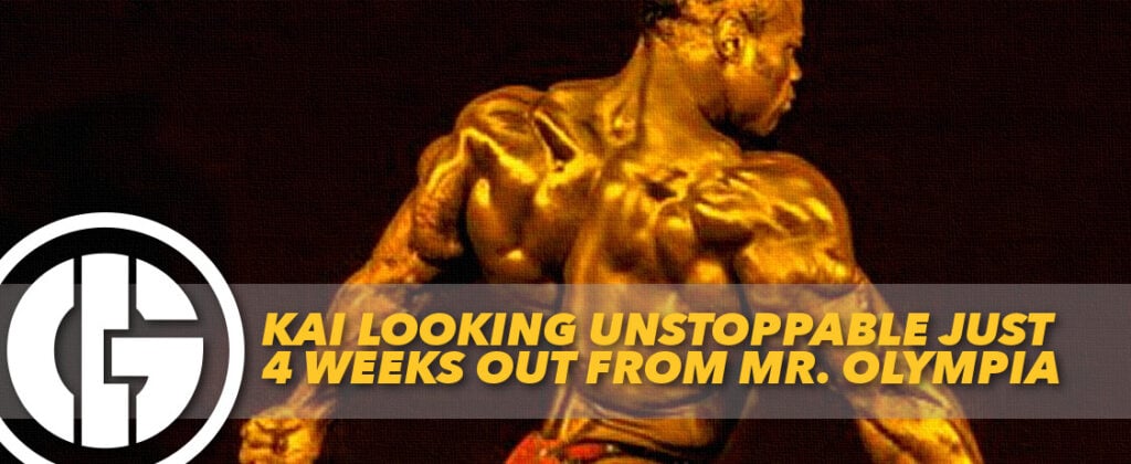 Generation Iron Kai Greene 4 Weeks Out Mr. Olympia