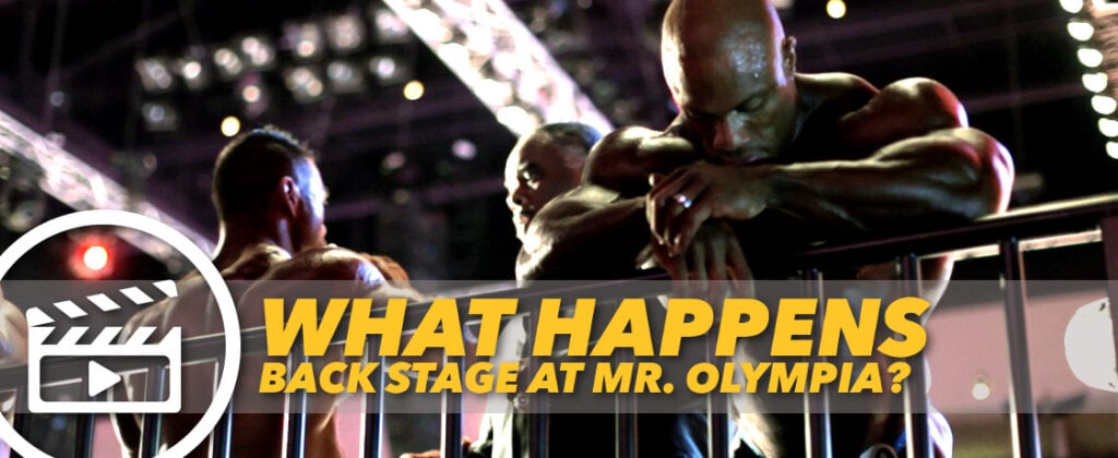 Generation Iron Mr. Olympia backstage