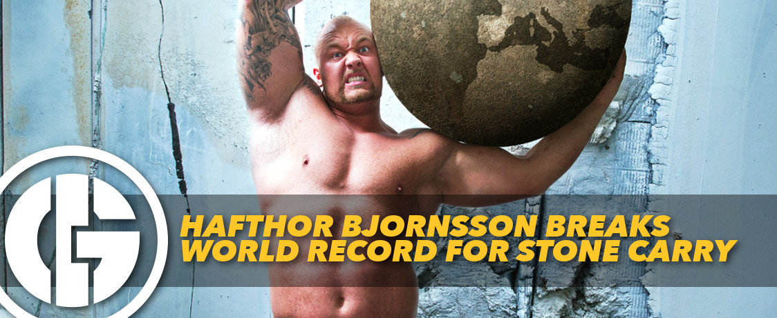 Generation Iron Hafthor Stone Carry World Record
