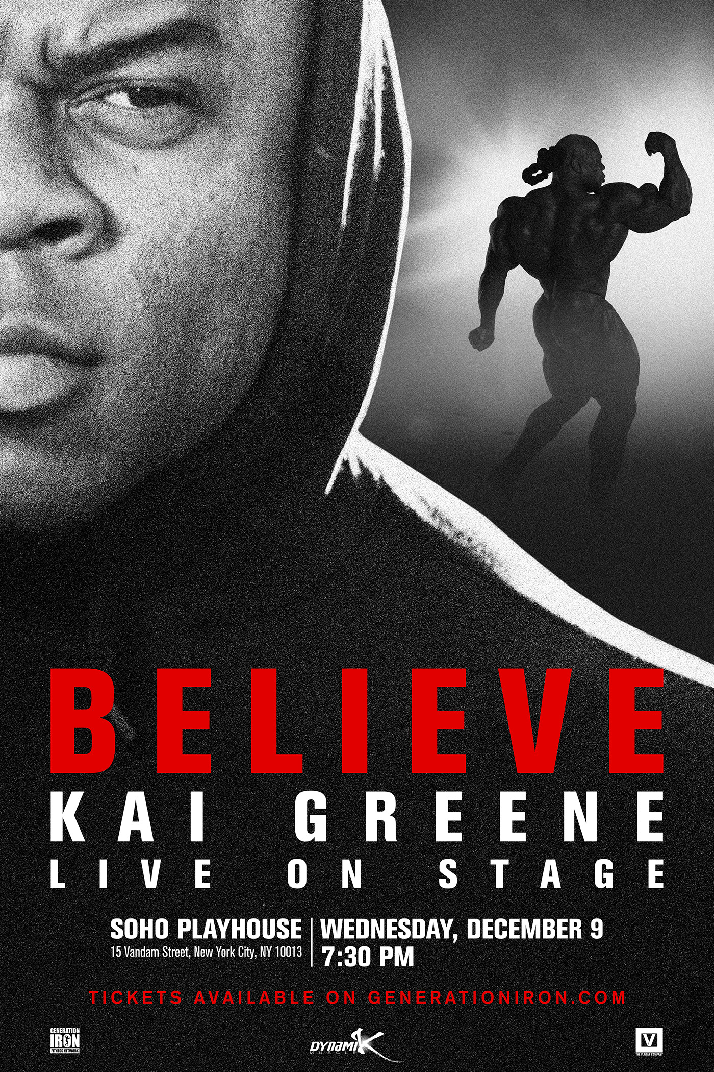 Generation Iron Kai Greene BELIEVE poster