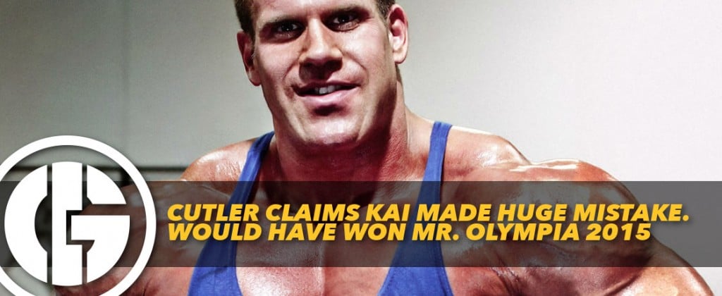 Generation Iron Jay Cutler Kai Greene Olympia 2015