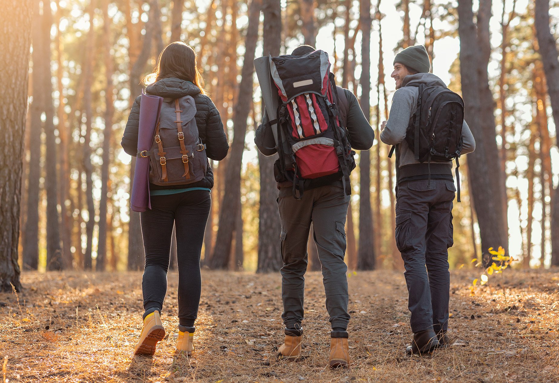 three-friends-with-their-backpacks-on-hiking-trip-QWQQD3K.jpg