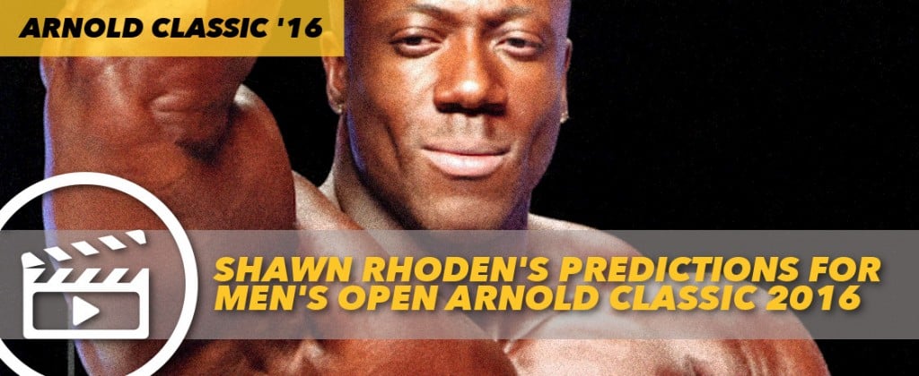 Generation Iron 2016 Arnold Classic Shawn Rhoden