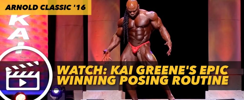 Generation Iron 2016 Arnold Classic Kai Greene Posing