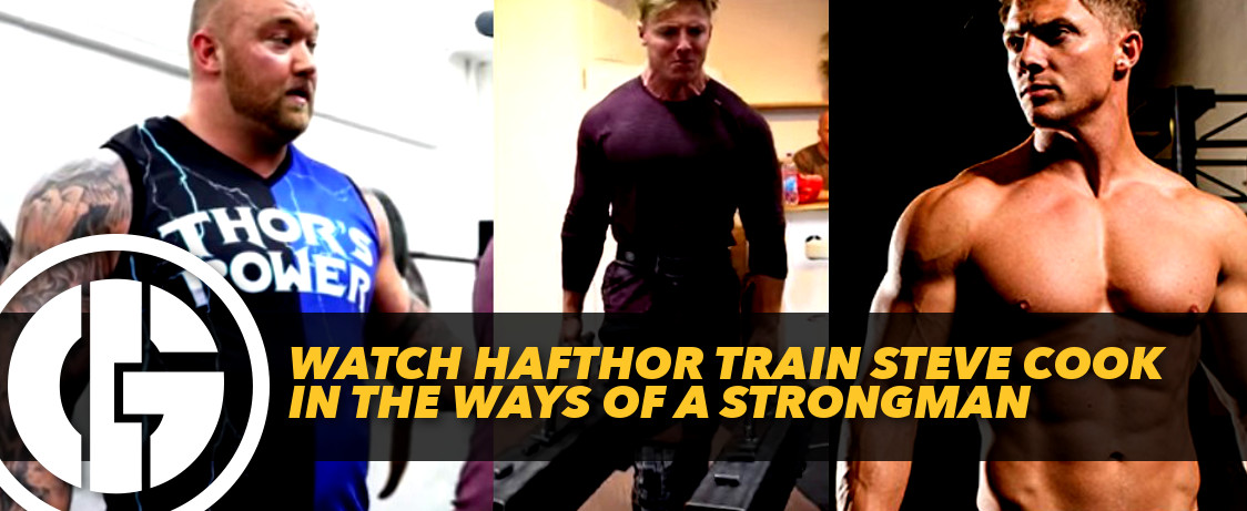 Generation Iron Hafthor Trains Steve Cook