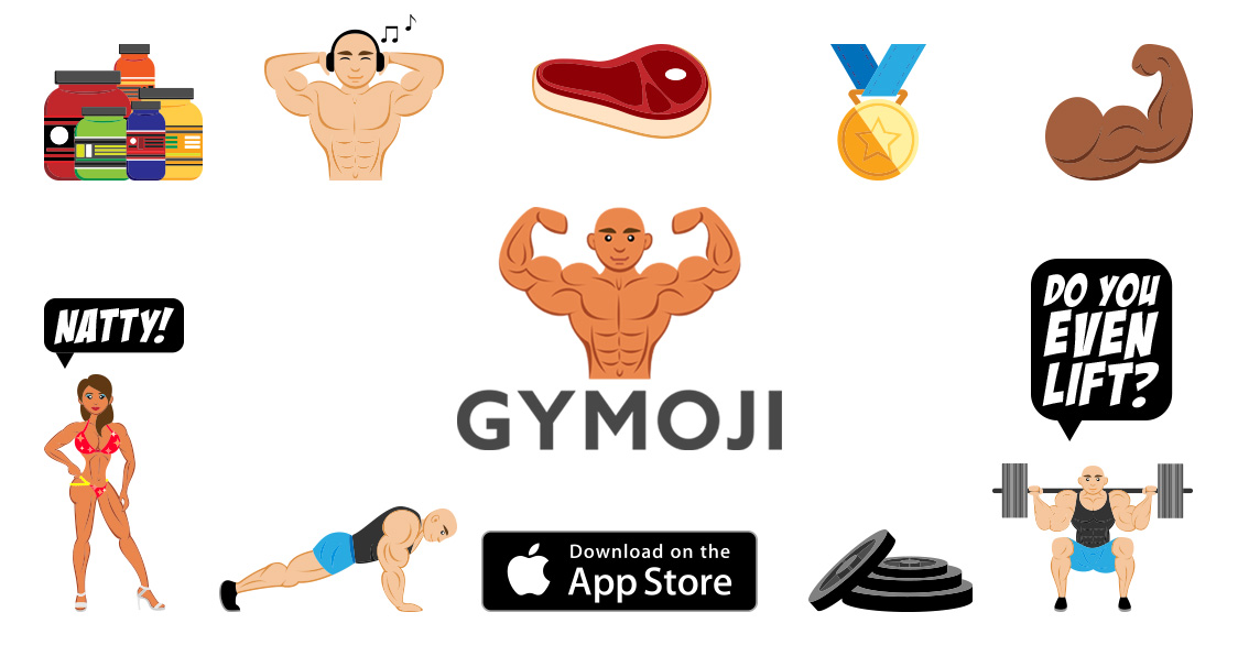 Gymoji Bodybuilding Emojis Generation Iron