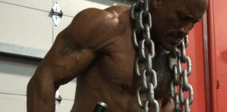 The Rock Training Chains Generation Iron
