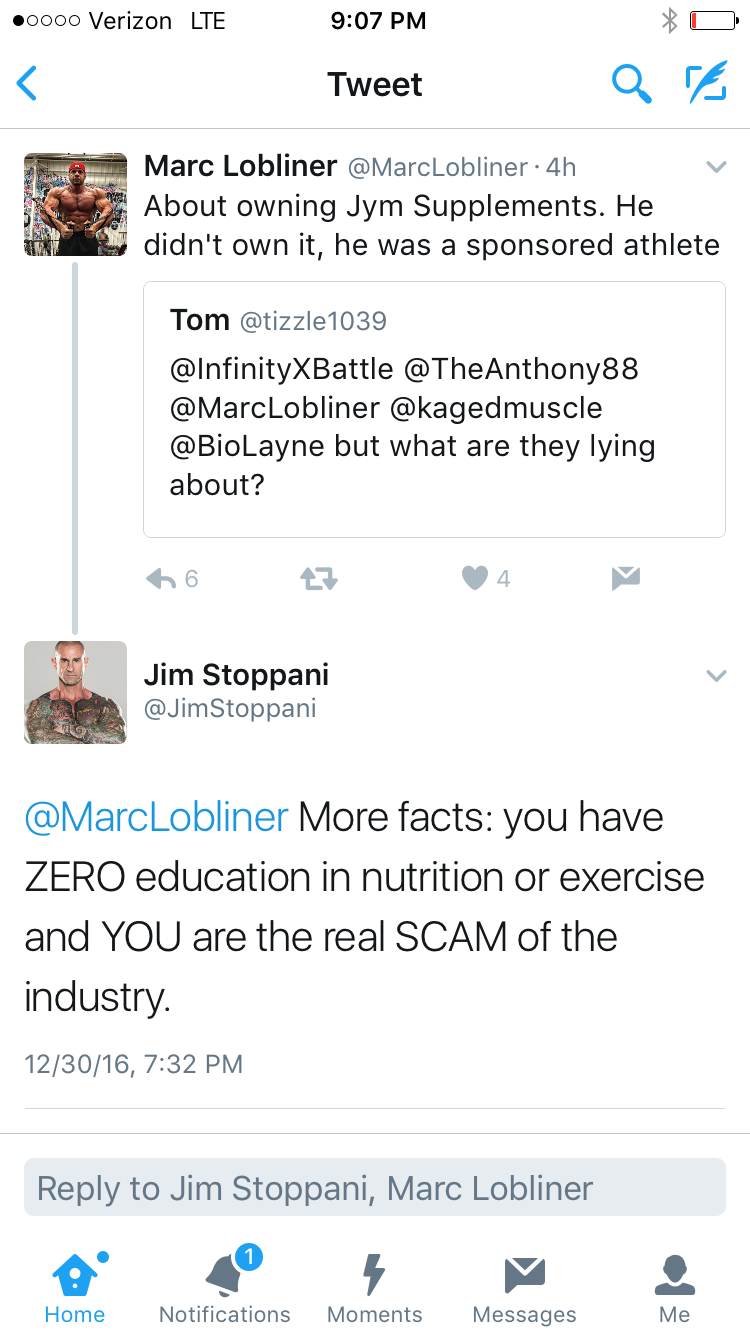Marc Lobliner vs Jim Stoppani Generation Iron