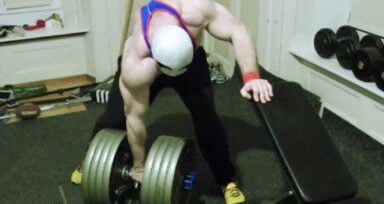 300 lb dumbbell row Generation Iron