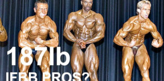187 lbs and under Bodybuilding Division Generation Iron