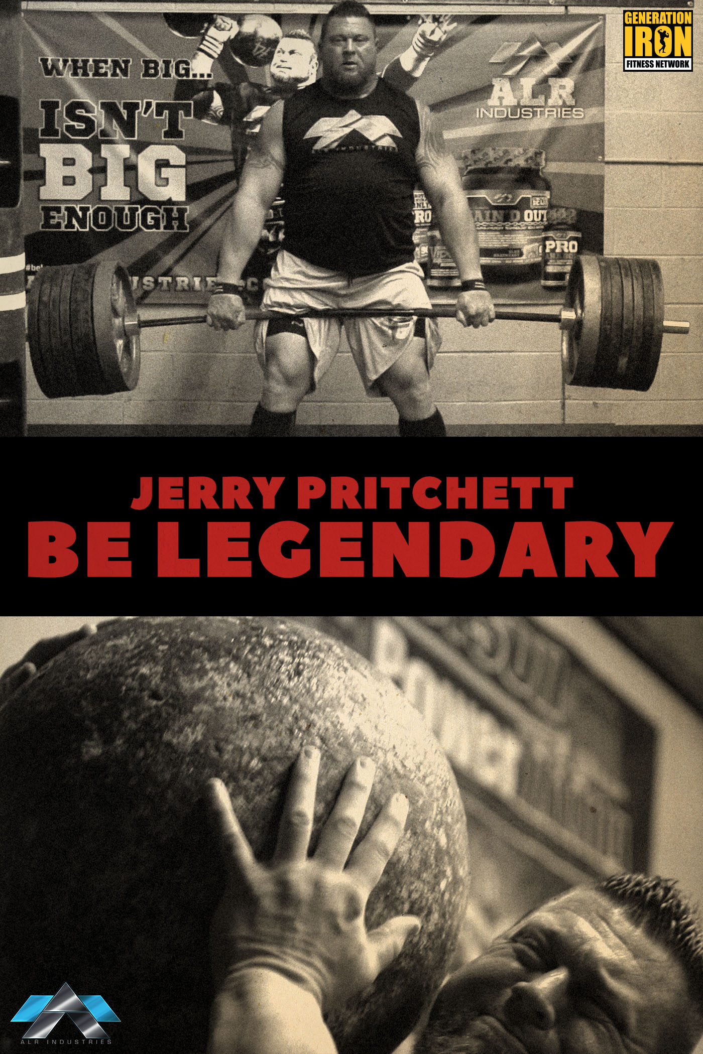 Jerry Pritchett Be Legendary Poster Generation Iron