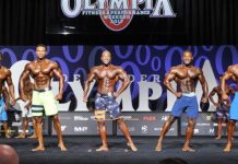 Olympia 2017 Men's Physique Callout Prejudging Generation Iron