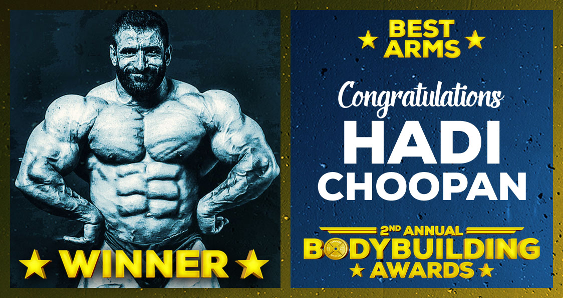 Hadi Choopan Best Arms Bodybuilding Awards 2017