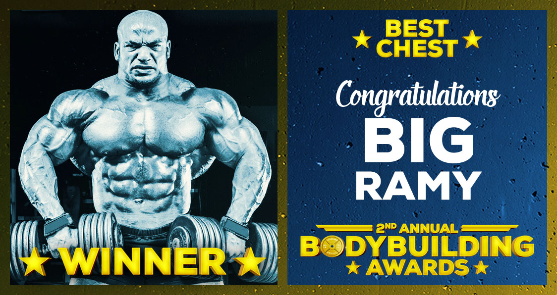 Big Ramy Best Chest Bodybuilding Awards 2017