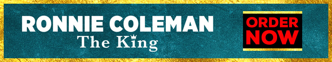 Ronnie Coleman The King Order Now Landing Page Banner