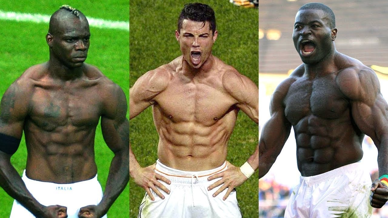 Top 10 Abs In Football Top 10 Bodybuilders In Football Footballers ...