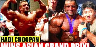 Hadi Choopan Posing Asian Grand Prix 2018 Generation Iron