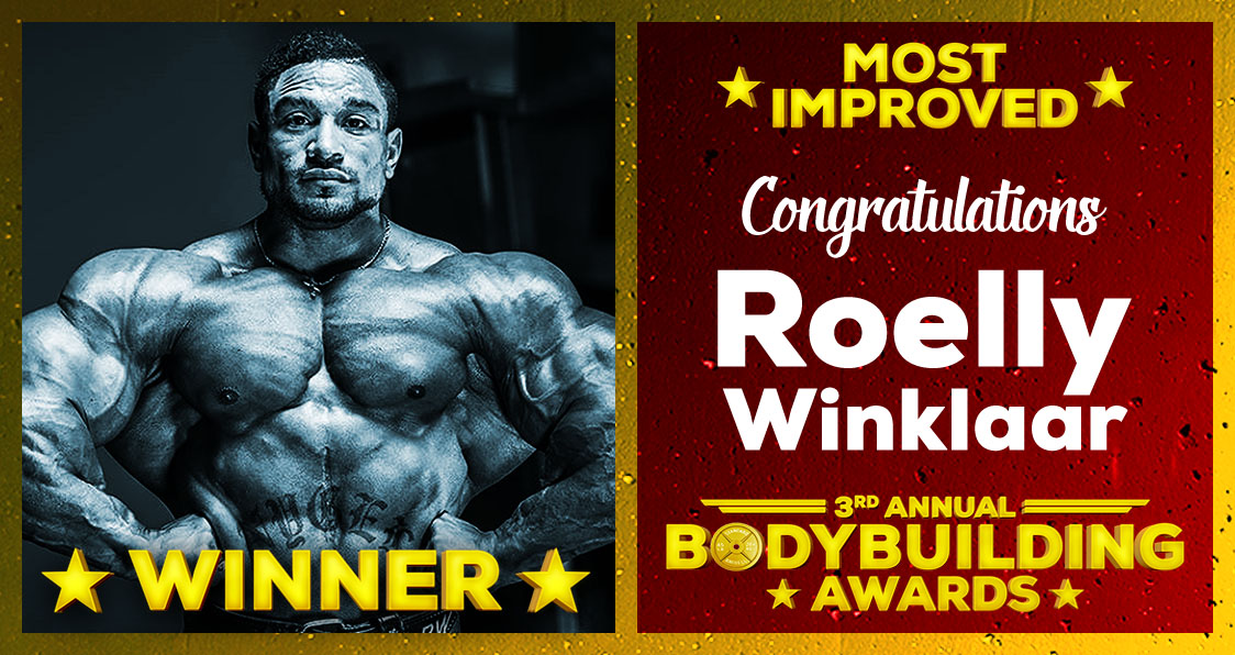 2018 Generation Iron Bodybuilding Awards Roelly Winklaar Most Improved