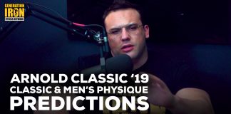 Arnold Classic 2019 Classic Physique Men's Physique Predictions Generation Iron