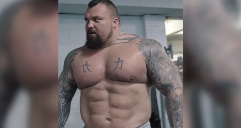 Eddie Hall Shows Off Shredded Abs in Recent Transformation Pic ...