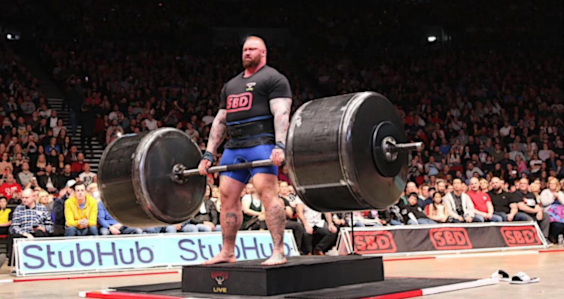 Game of Thrones' Hafthor Bjornsson Shows Unreal Strength in Europe's