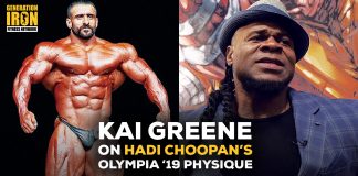 Kai Greene Hadi Choopan Olympia 2019 Generation Iron