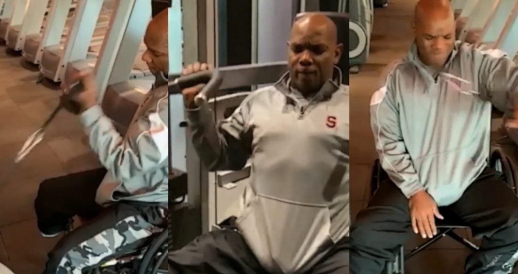 Back in the Gym After Leg Amputation, Flex Wheeler Looks Strong and