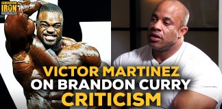 Victor Martinez on Criticism Of Brandon Curry Olympia